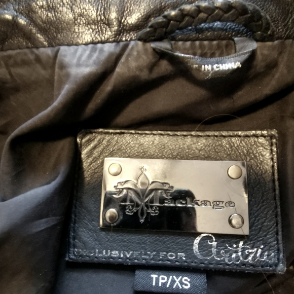 Mackage lambskin leather jacket - Picture 7 of 7